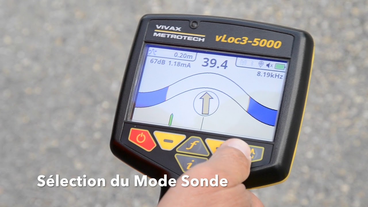 vLoc3 - Mode Sonde