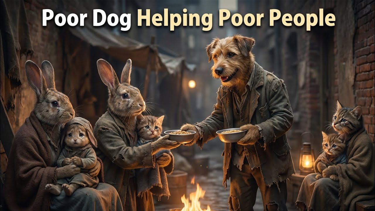 “When a Poor Dog Helps Poor People | Emotional Story”.#PoorDog #HelpingThePoor #EmotionalStory