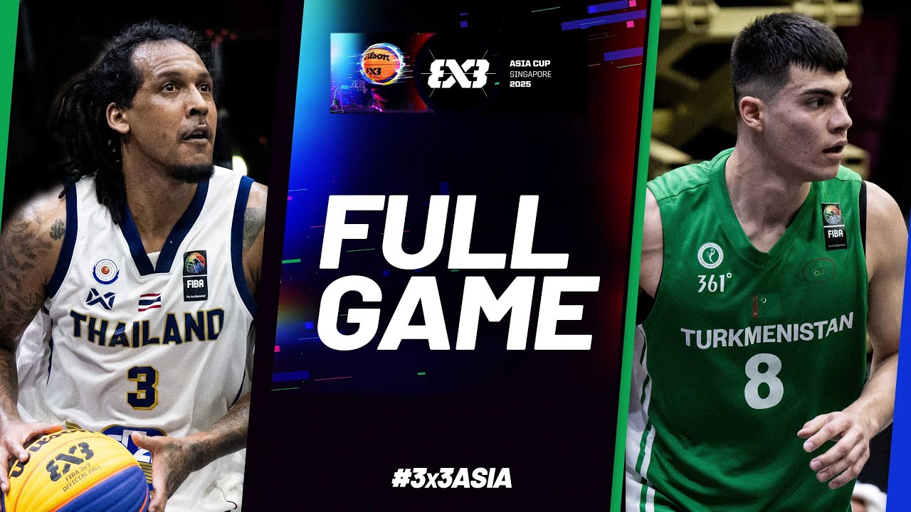 Thailand 🇹🇭 vs Turkmenistan 🇹🇲 | Men Full Game | FIBA 3x3 Asia Cup 2025 | #3x3Basketball