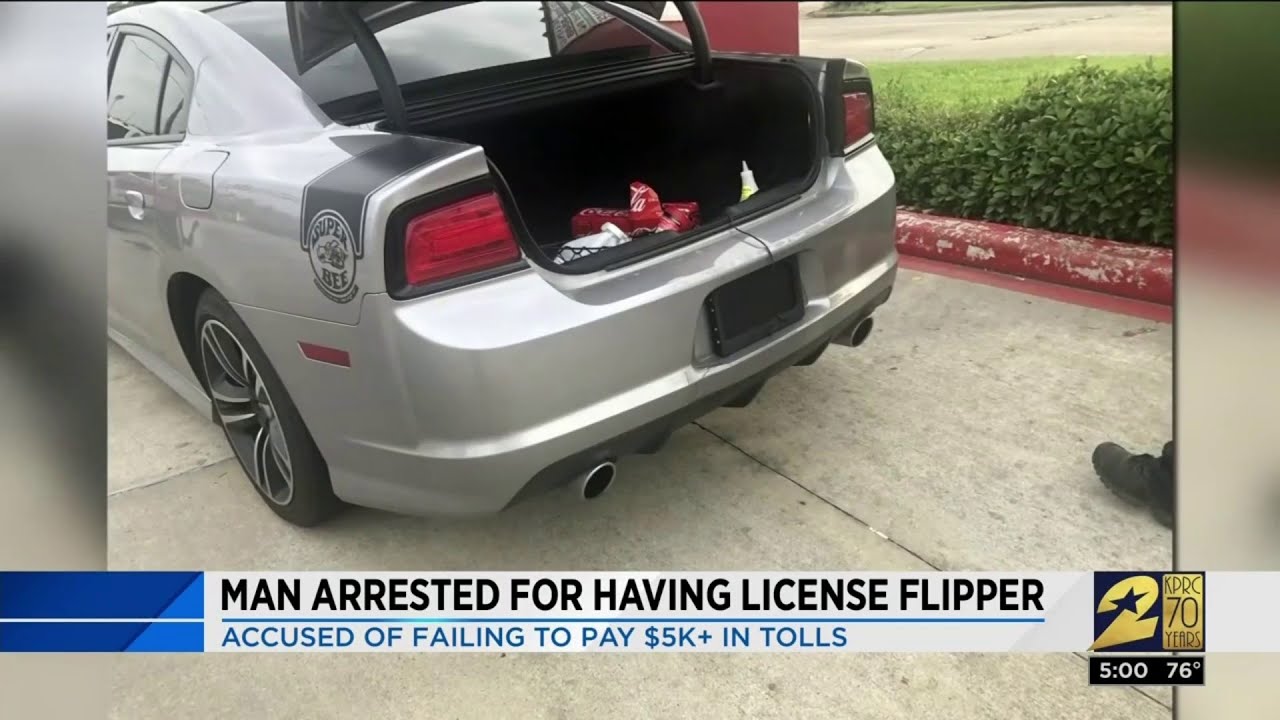 Man arrested for having license flipper