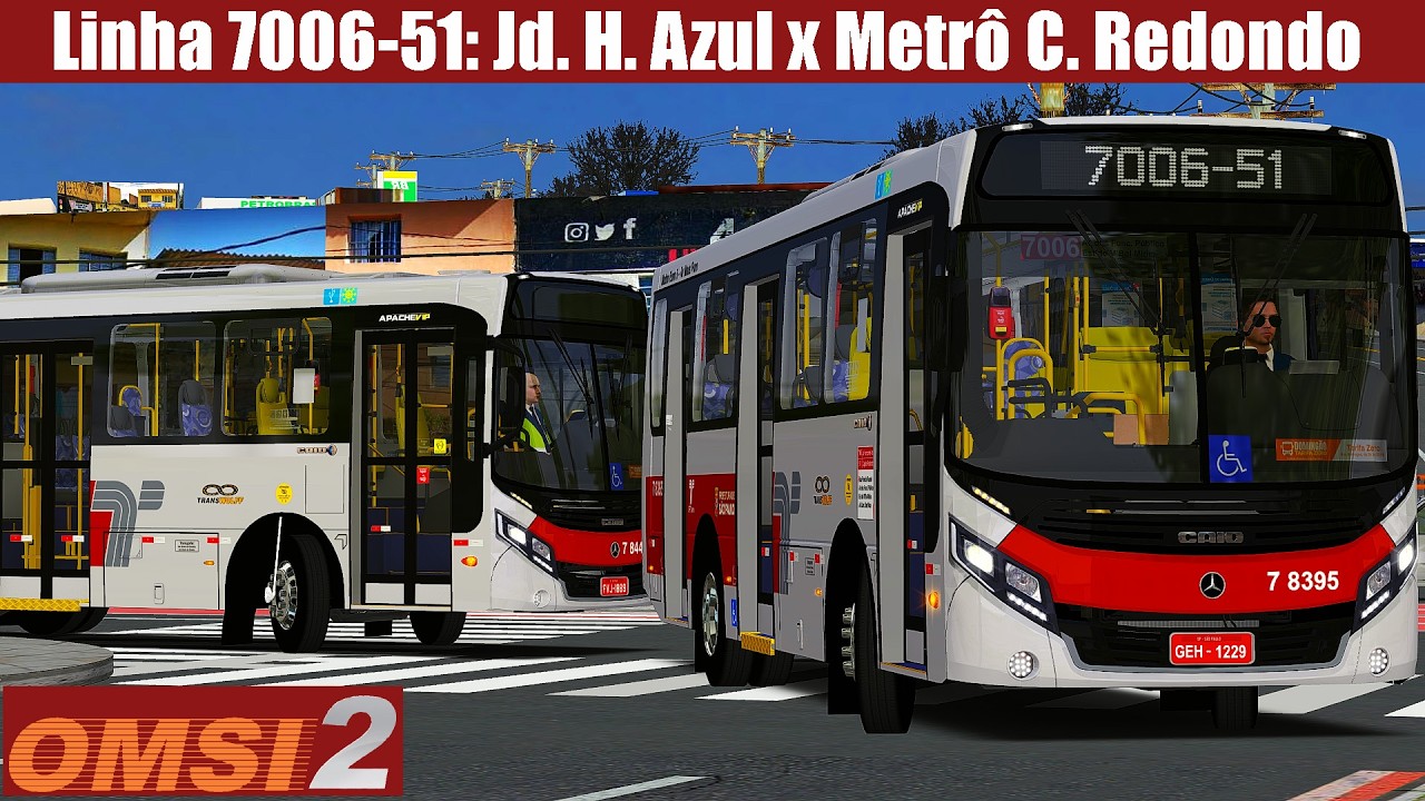 OMSI 2 | Caio Apache VIP IV - MB: OF-1519 | Linha 7006-51