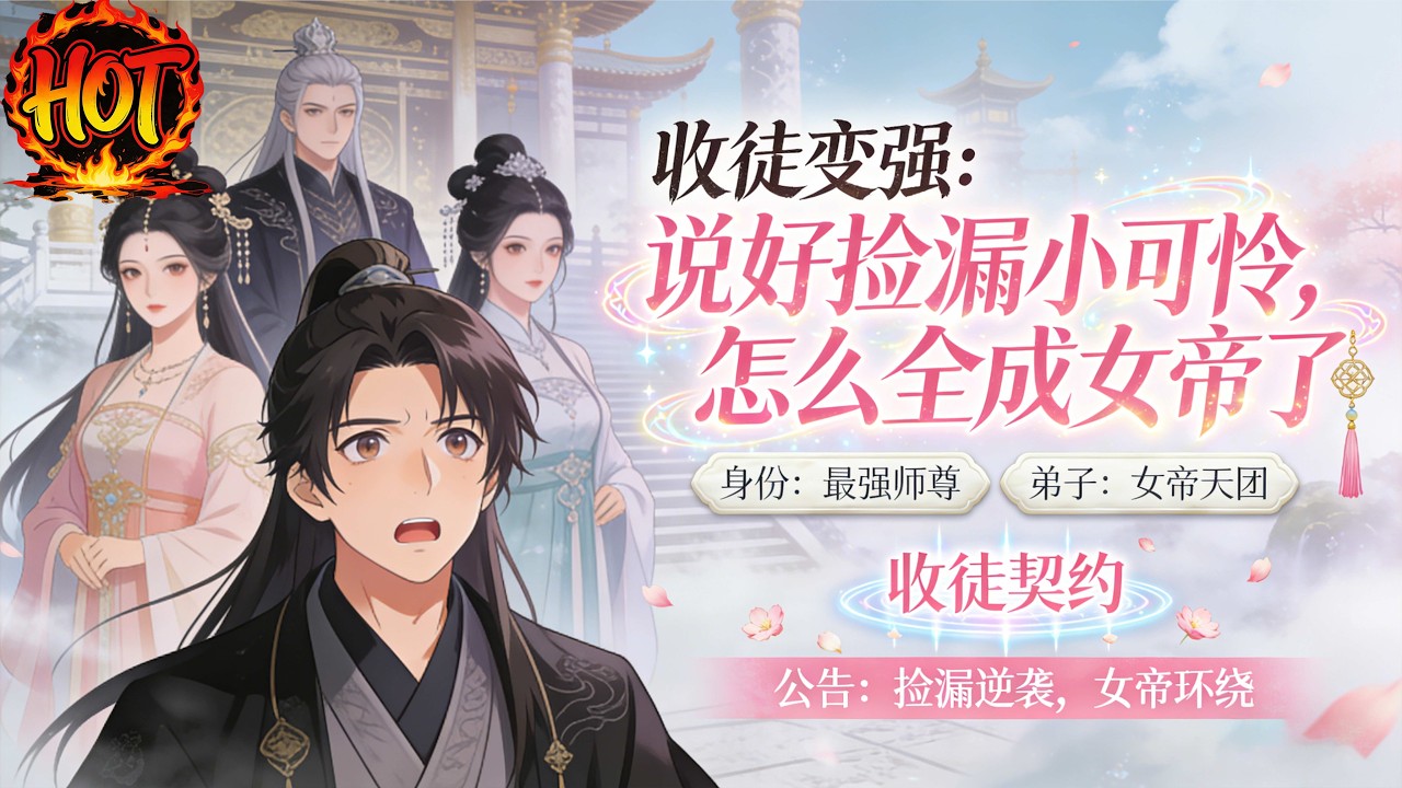 ✨【强推】《收徒变强：说好捡漏小可怜，怎么全成女帝了》1--60集叶玄穿越到玄幻世界，成为一名元婴期的宗主，开局惨遭天魔宗魔修重伤#穿越 #末世 #异能 ##动态漫画# 漫野推文