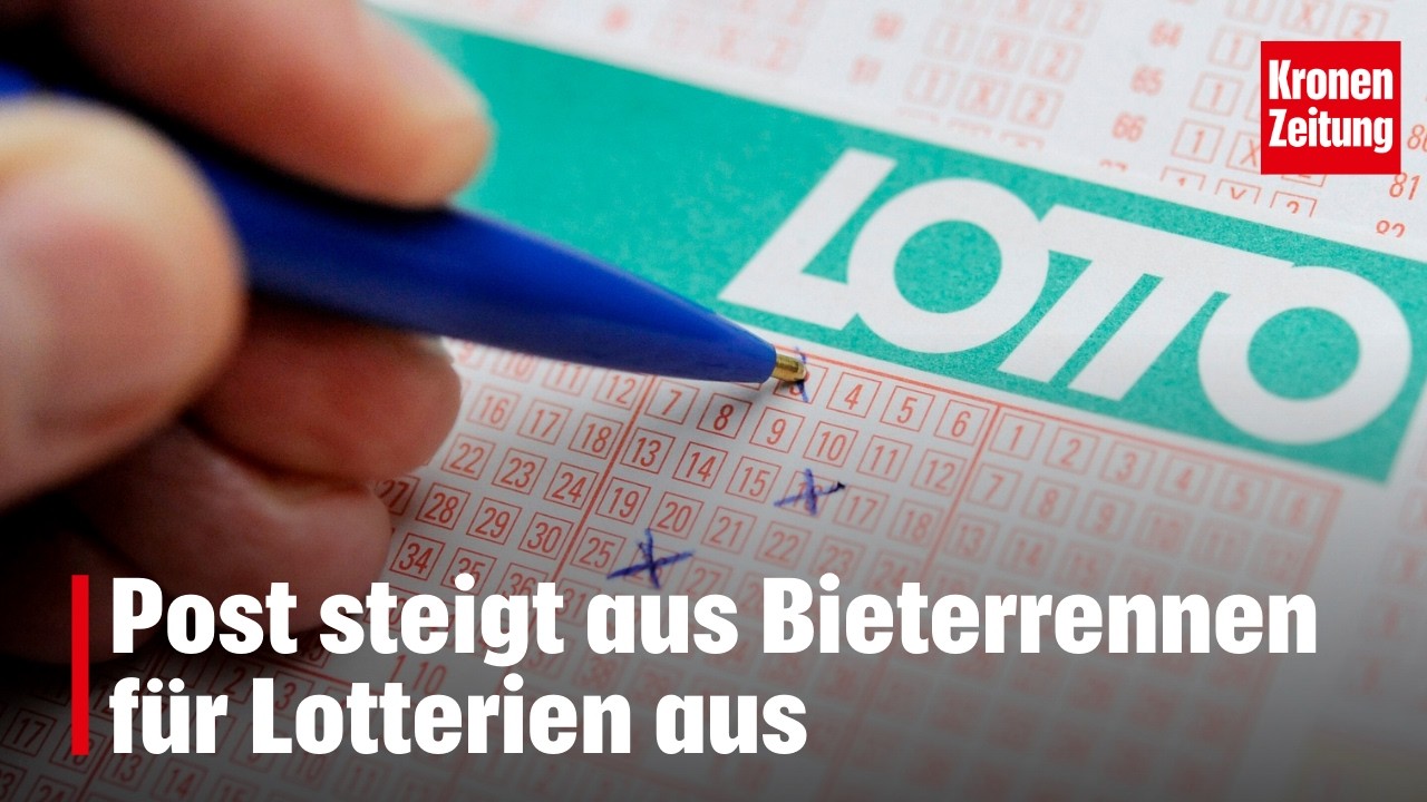 Es geht um Milliarden: Post steigt aus Bieterrennen für Lotterien aus | krone.tv NEWS