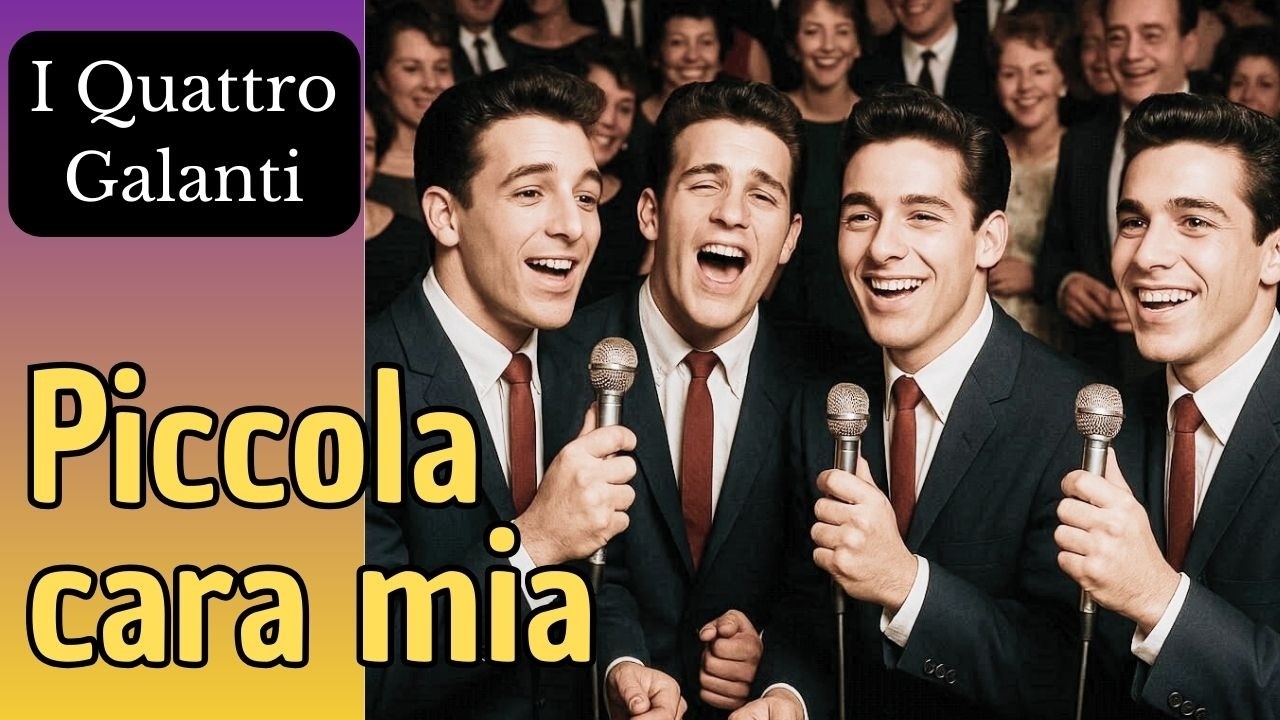 I Quattro Galanti - Piccola cara mia | El romance italiano en Doo wop más rítmico