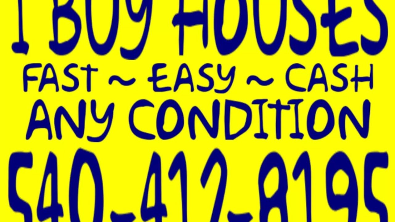 Sell your house cash Fredericksburg VA 540-412-8195 we buy houses &ldquo;as is&rdquo;sell your house fast cash