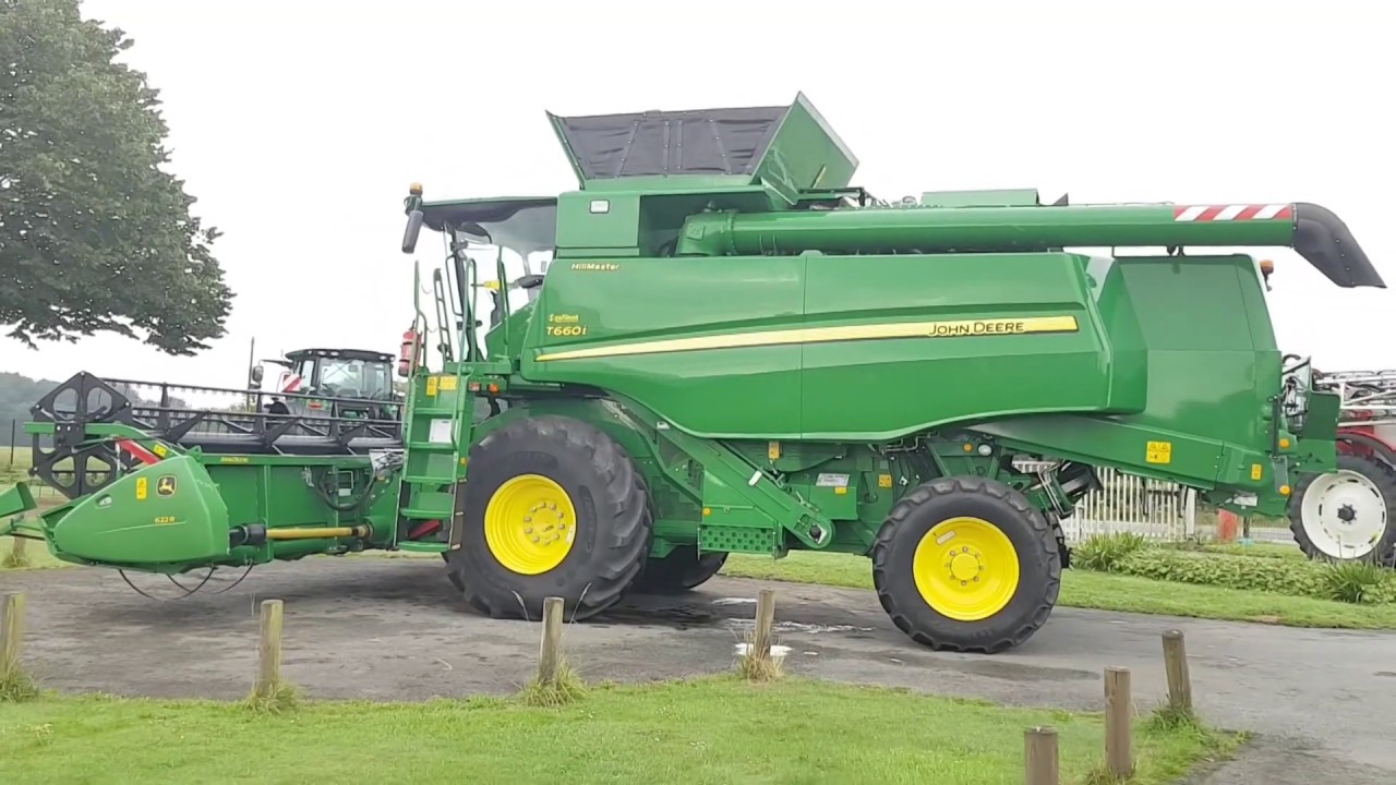 Test moissonneuse de démonstration John Deere T660i Hillmaster N°135192