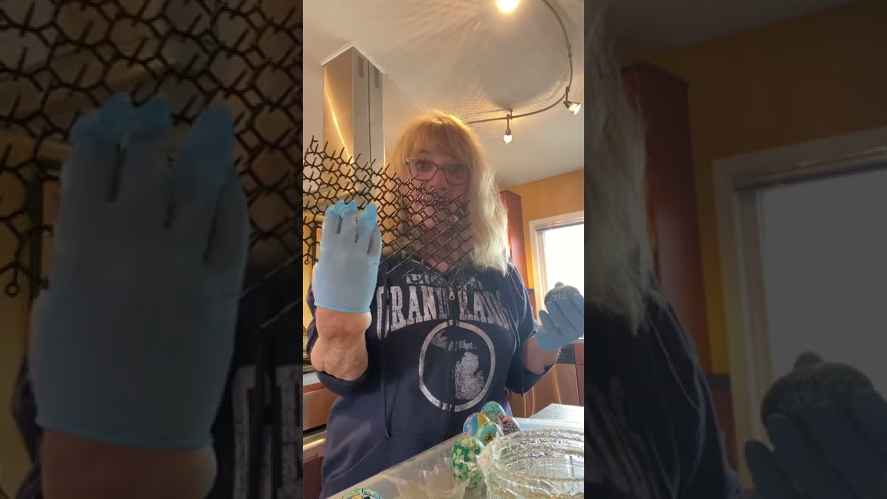 How to put a protective finish  coat on your pysanky