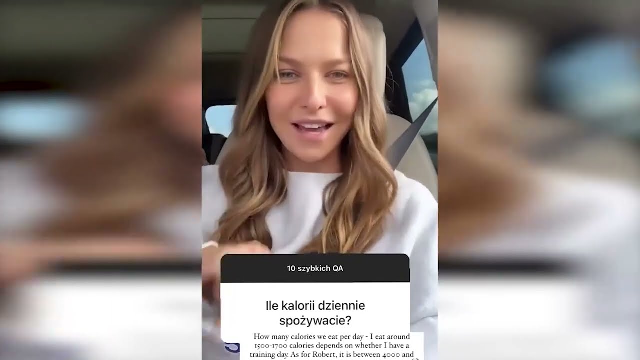 ANNA LEWANDOWSKA KILKA SŁÓW O ODŻYWIANIU I TRENINGACH 😬🙌