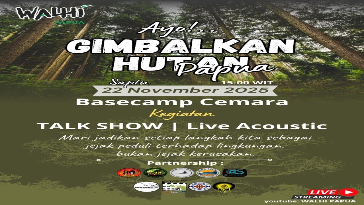 #WALHIPapua | Ayo! Gimbalkan Hutan Papua! 🌿