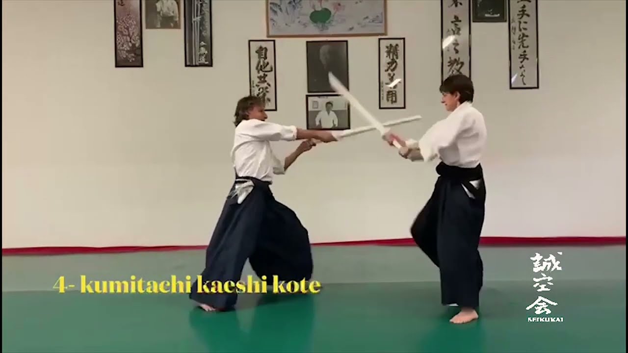 Aikido - Aishin kumitachi  terza serie di kashima shin ryu