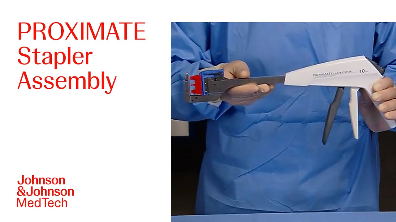 Сборка и перезарядка перезаряжаемого линейного степлера PROXIMATE TX | J&J MedTech