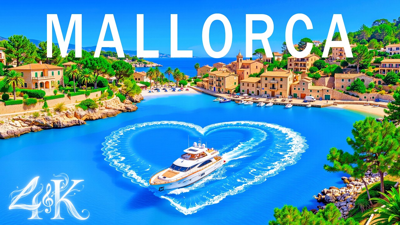 MALLORCA 4K Aerial 🇪🇸 🌊 Crystal Coastlines, Hidden Coves & Mediterranean Island Paradise ☀️