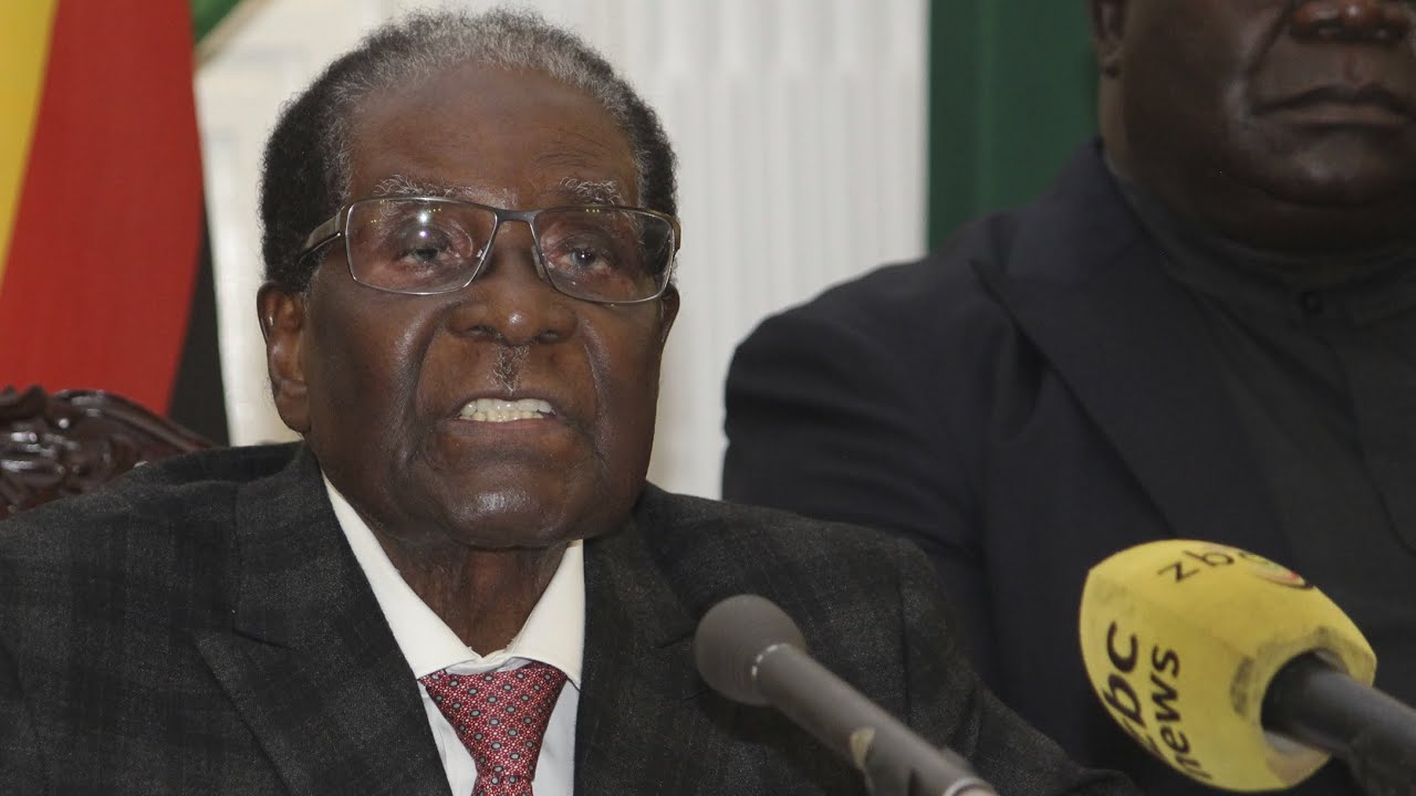 Mugabe's live TV address where he failed to resign