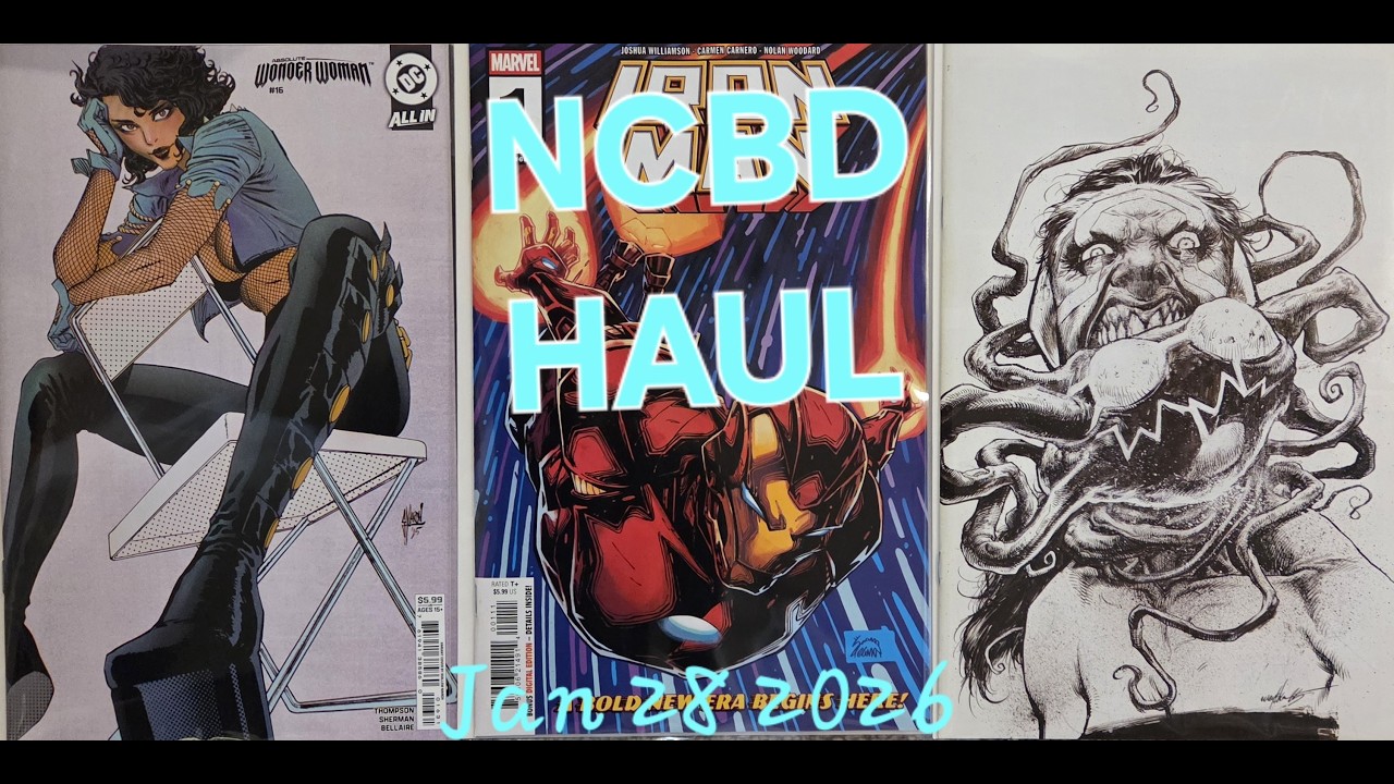 New Comic Book Day Haul! From Absolute Wonder Batman & Wonder Woman to Iron Man