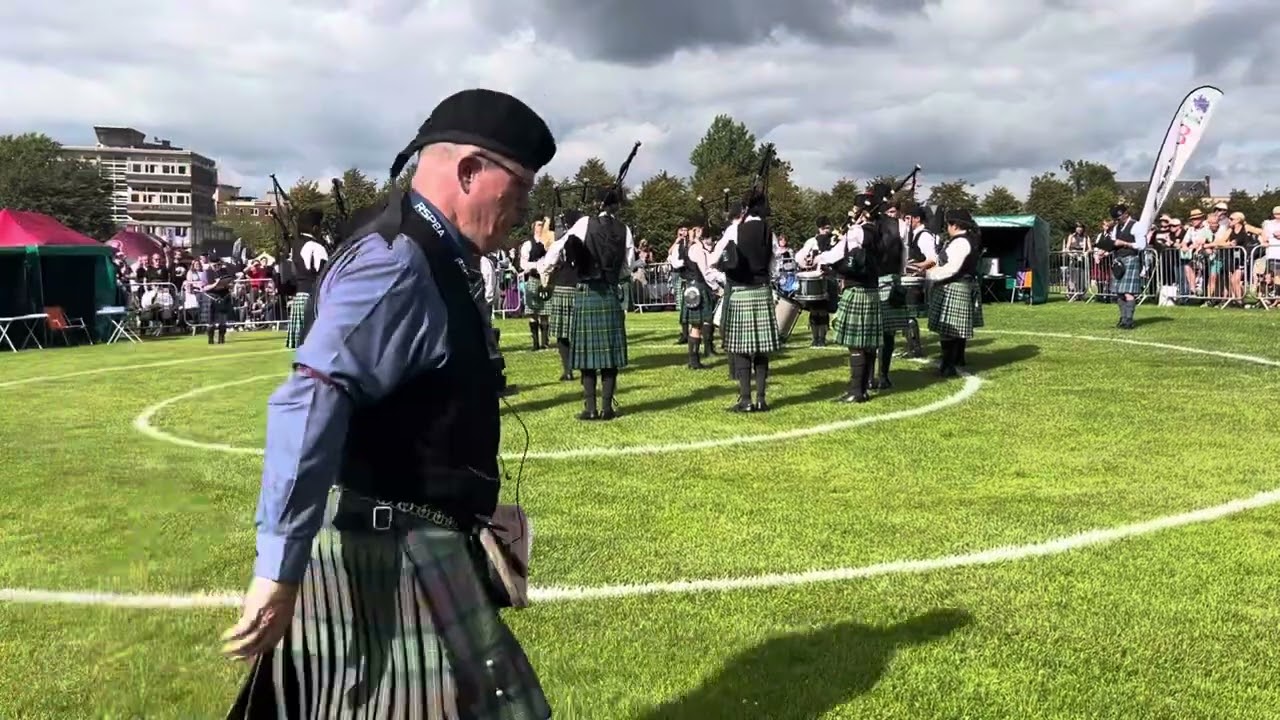 Lander Pipe Band (w/ “Uplanders” at the World Youth Pipe Band Championships 2025
