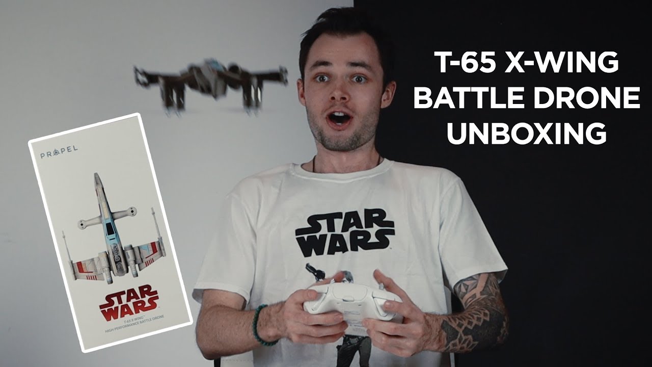 Unboxing the T-65 X-Wing Battle Drone!
