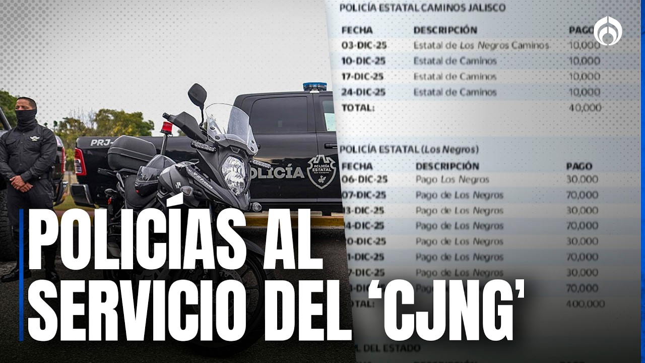 Revelan pagos de 'El Mencho' a policías de Jalisco: ¡hasta 400 mil pesos al mes!
