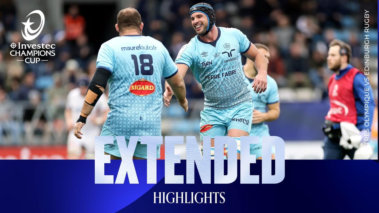 Dominant win | Castres Olympique v Edinburgh Rugby | Investec Champions Cup Extended Highlights