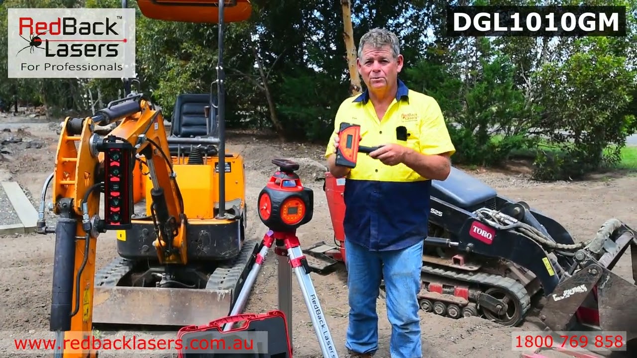 Earthmovers Digital Dial A Grade Laser by RedBack Lasers DGL1010GM