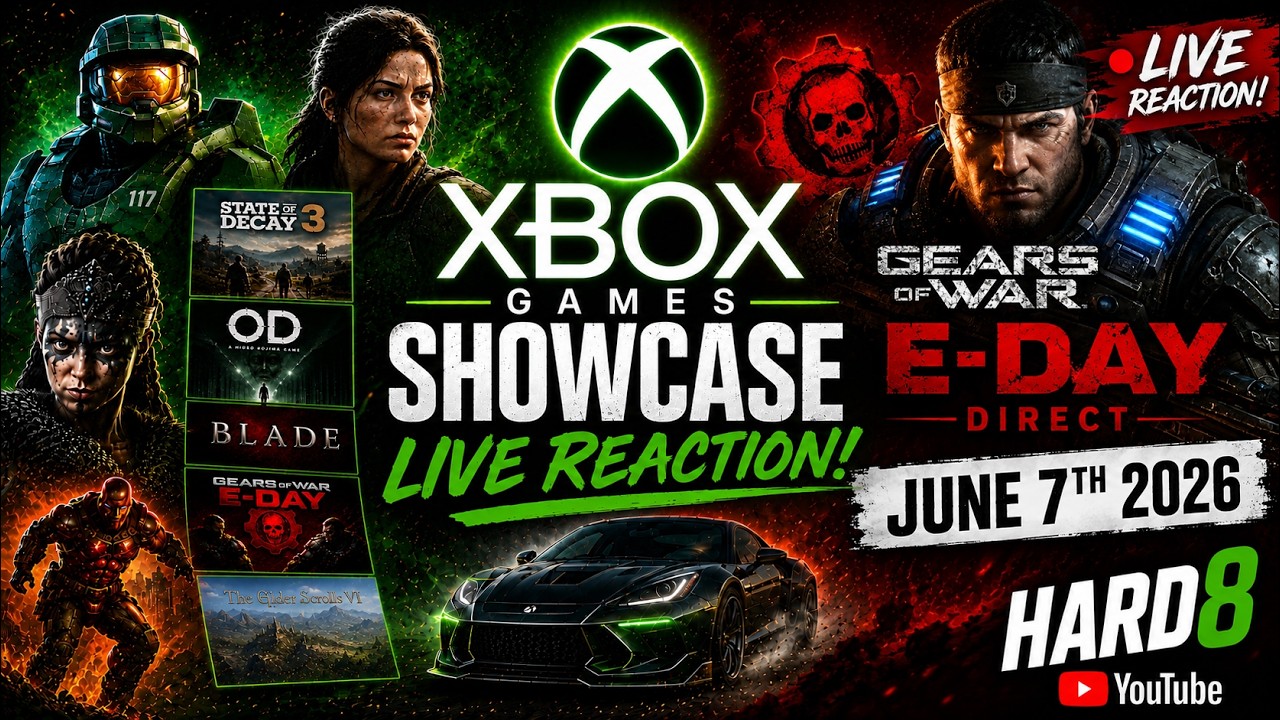 8LIVES - XBOX Games Showcase 2026 | Gears of War: E-Day Direct - LIVE REACTION