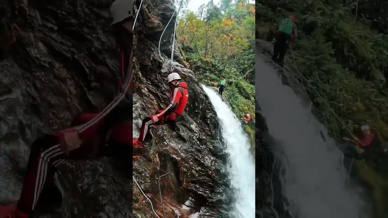 Canyoning mit der @area47 🤩 #Abenteuer #canyoning #adventure #nature