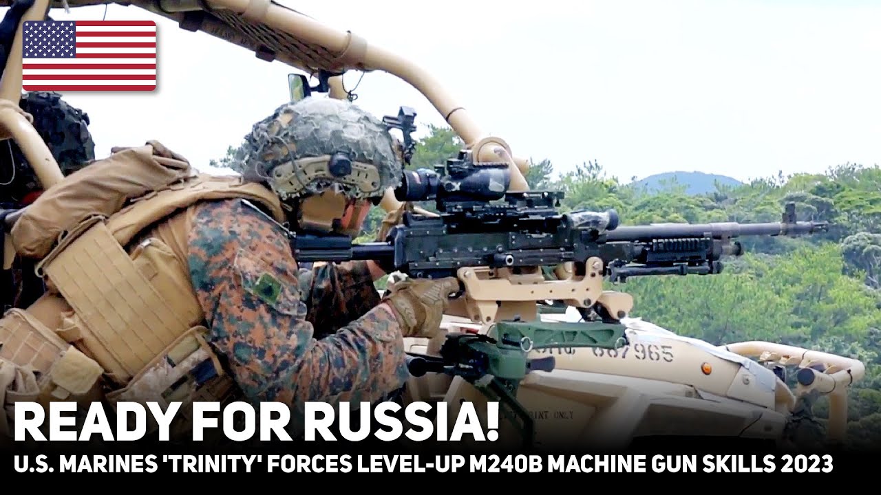 Rossiya, panika! Morskiye pekhotintsy SSHA | Povysheniye urovnya navykov pulemeta M240B 2023