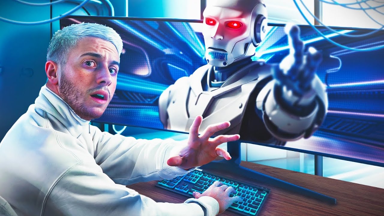 J’AI LAISSÉ UN ROBOT IA ME CONTRÔLER PENDANT 24H ! (il est bizarre à la fin)