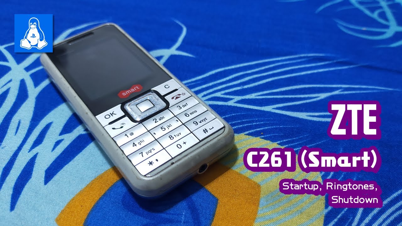 ZTE C261 (Smart Telecom) • Startup, Ringtones, Shutdown