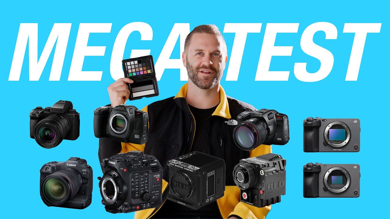 Сравнительный тест фотокамер 2025 года &ndash; RED, Panasonic, Canon, Blackmagic, DJI и Sony.