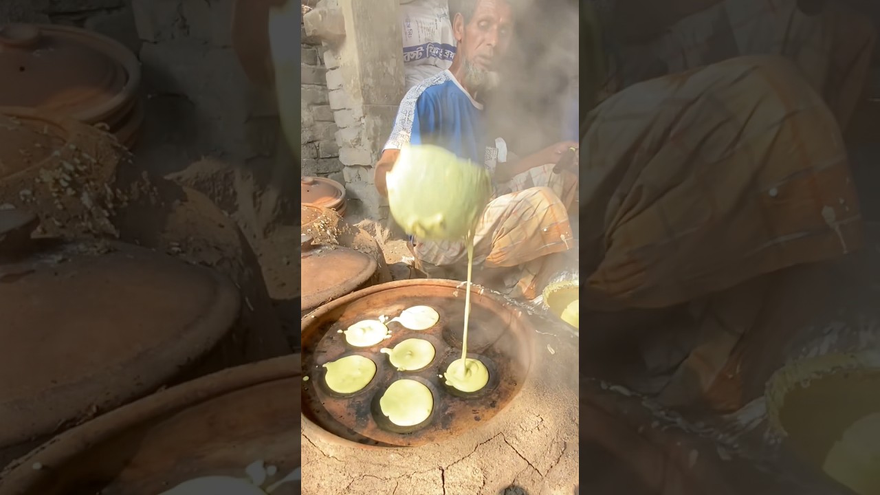Amazing Chitoi Pitha Making Skills! 😋😱 #food #chitoipitha #viralvideo #streetfood #holiday