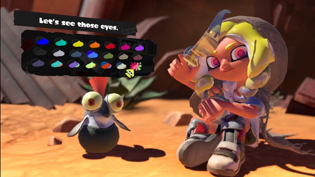 Splatoon 3 Character Customization Intro Opening Scene