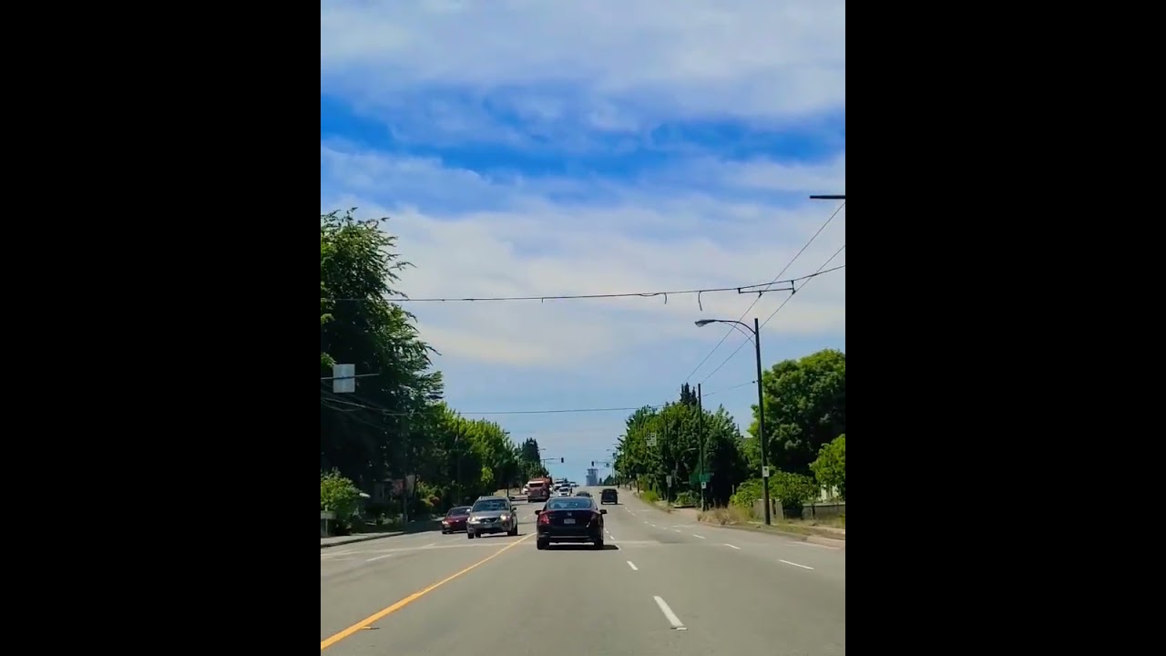 Driving tour on Victoria Drive East Vancouver towards Metrotown Burnaby BC Direction