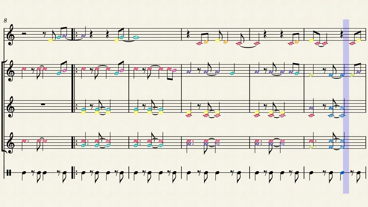 Stand by me (Ben E. King) - Orff & Boomwhackers