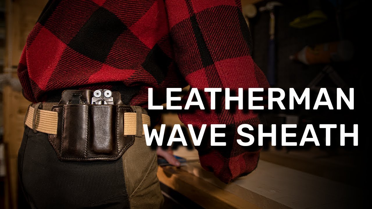 Ножны Leatherman Wave | Проект ручной работы из кожи