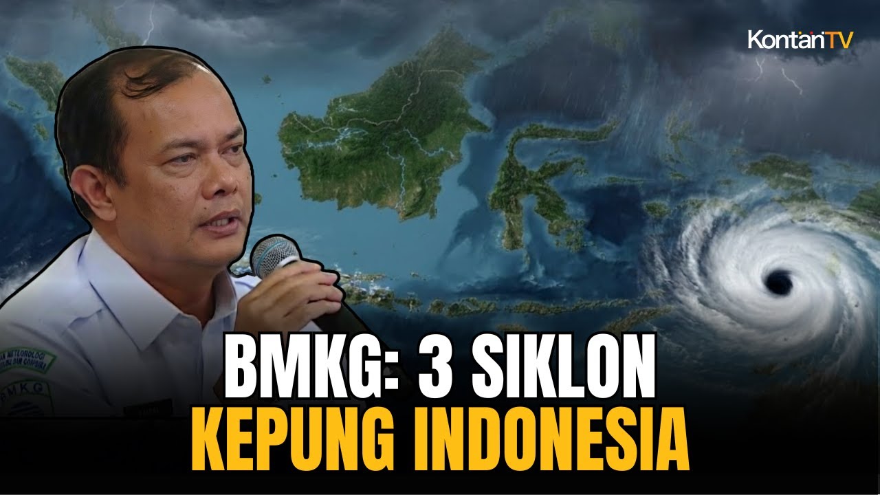 Lapor ke Presiden Prabowo: BMKG Sebut Tiga Siklon Mengepung Indonesia Potensi Sebabkan Bencana