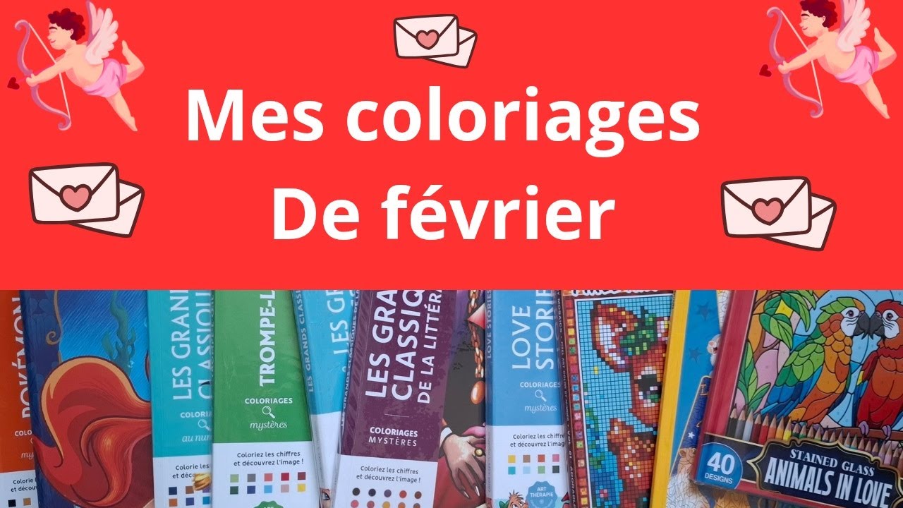 Mes Coloriages de février