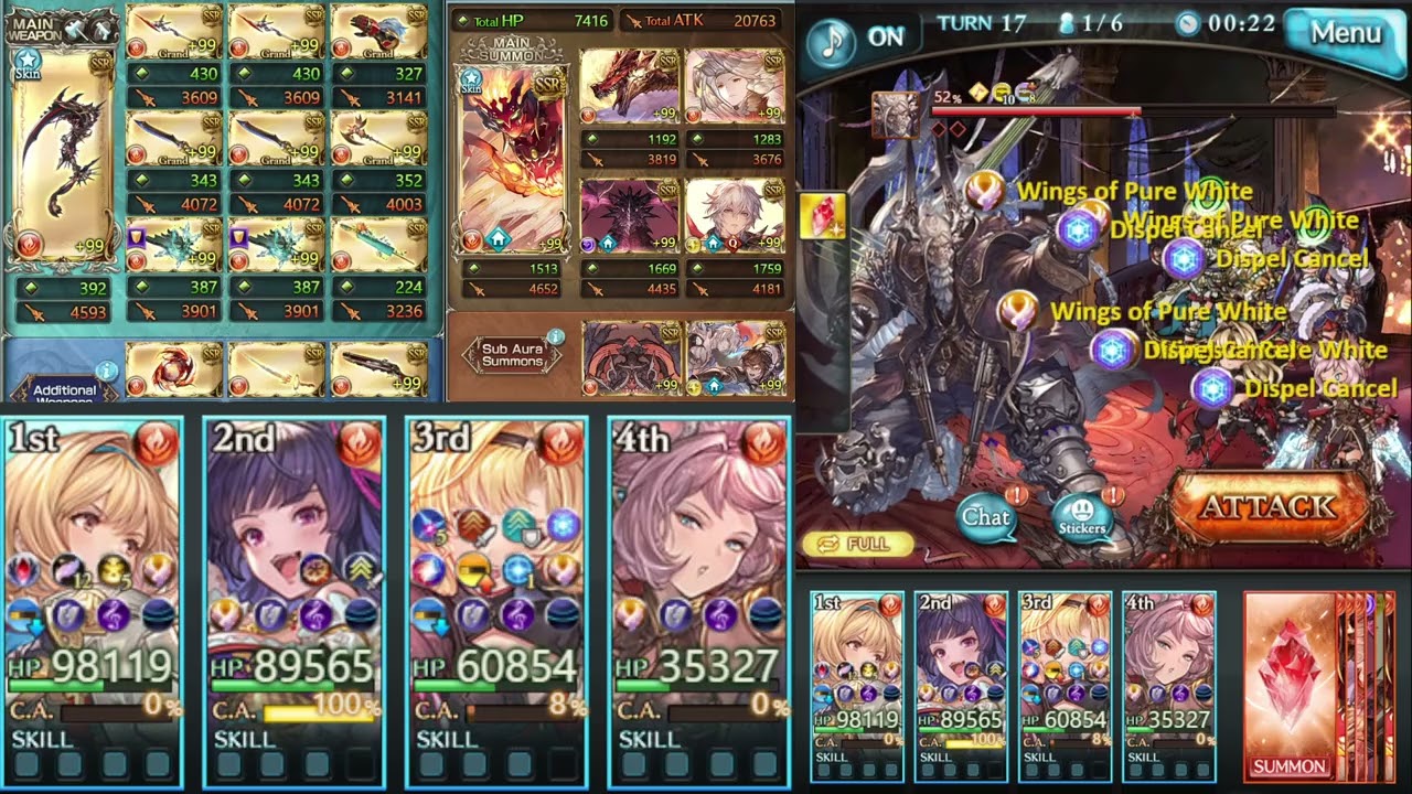 GBF: Virtuosic Mastery Trial Full Auto (Fire)