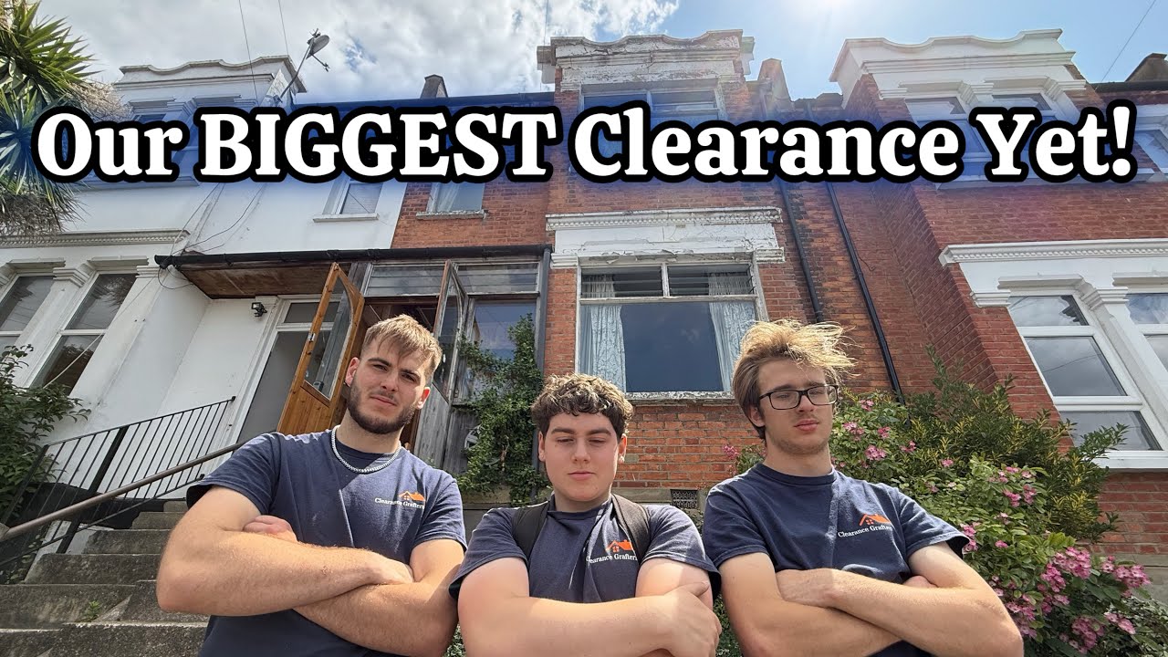 Taking On Our BIGGEST House Clearance Yet! We Even Find Hidden Rooms 😮