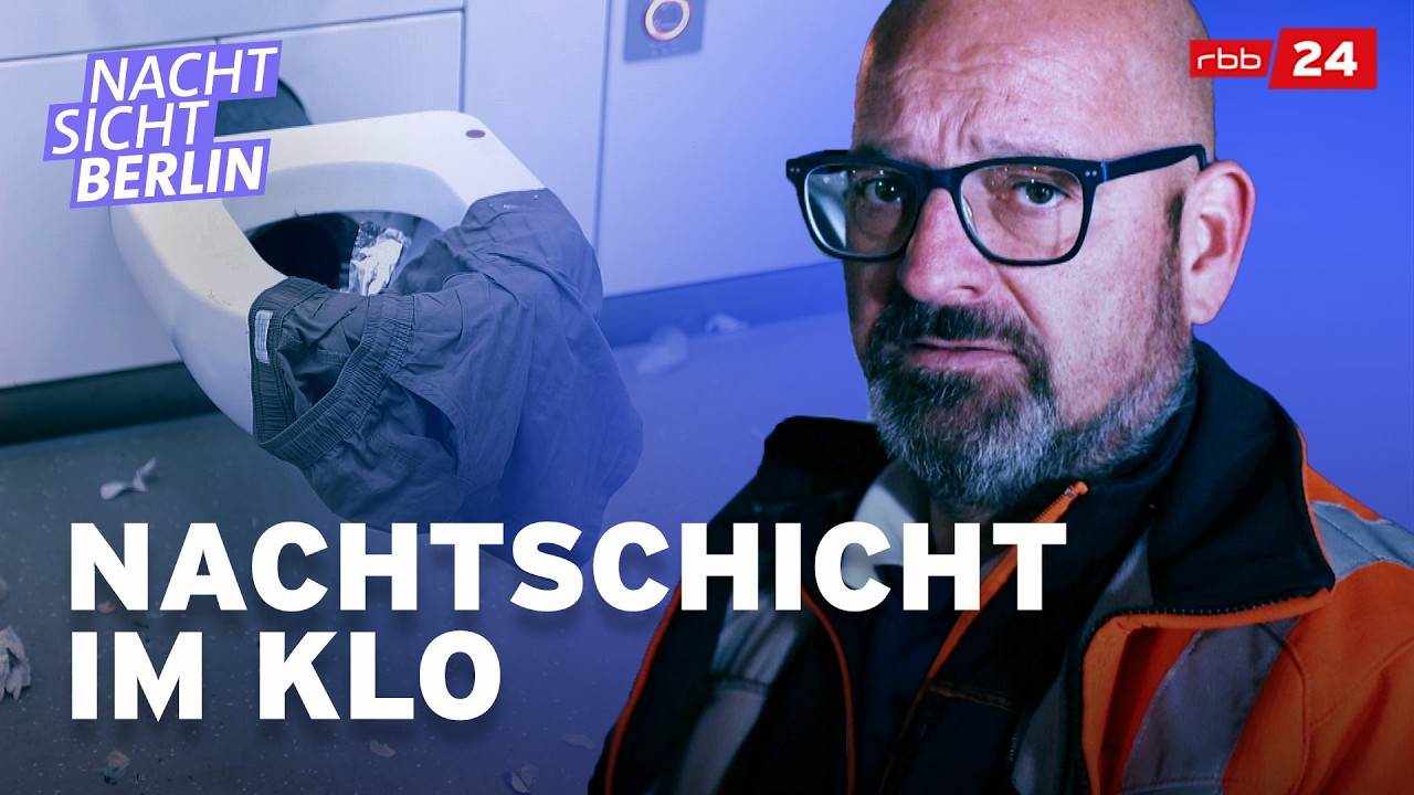 Drogen, Gestank, Elend: Klowart Toschi repariert nachts öffentliche Klos | NACHTSICHT Berlin