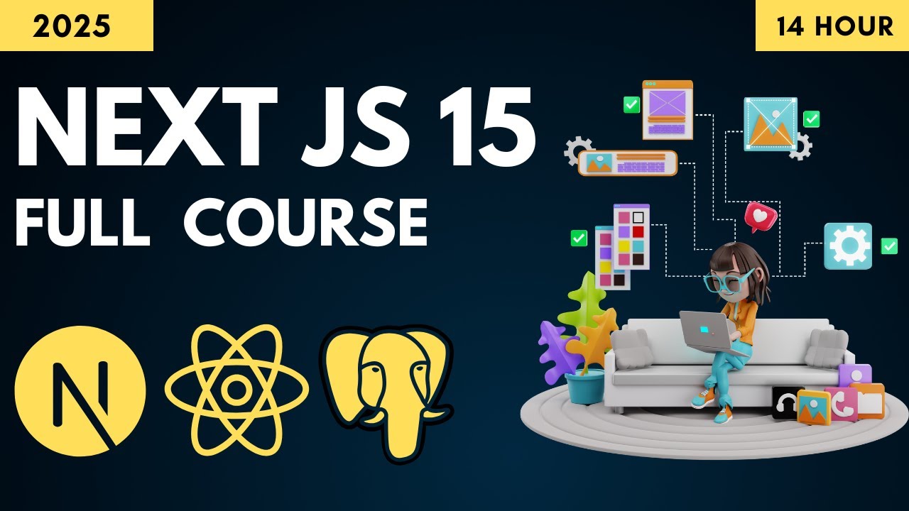 Next.js 15 Full Course 2025 | Drizzle, Better Auth, Postgres, TypeScript | 14 Hours