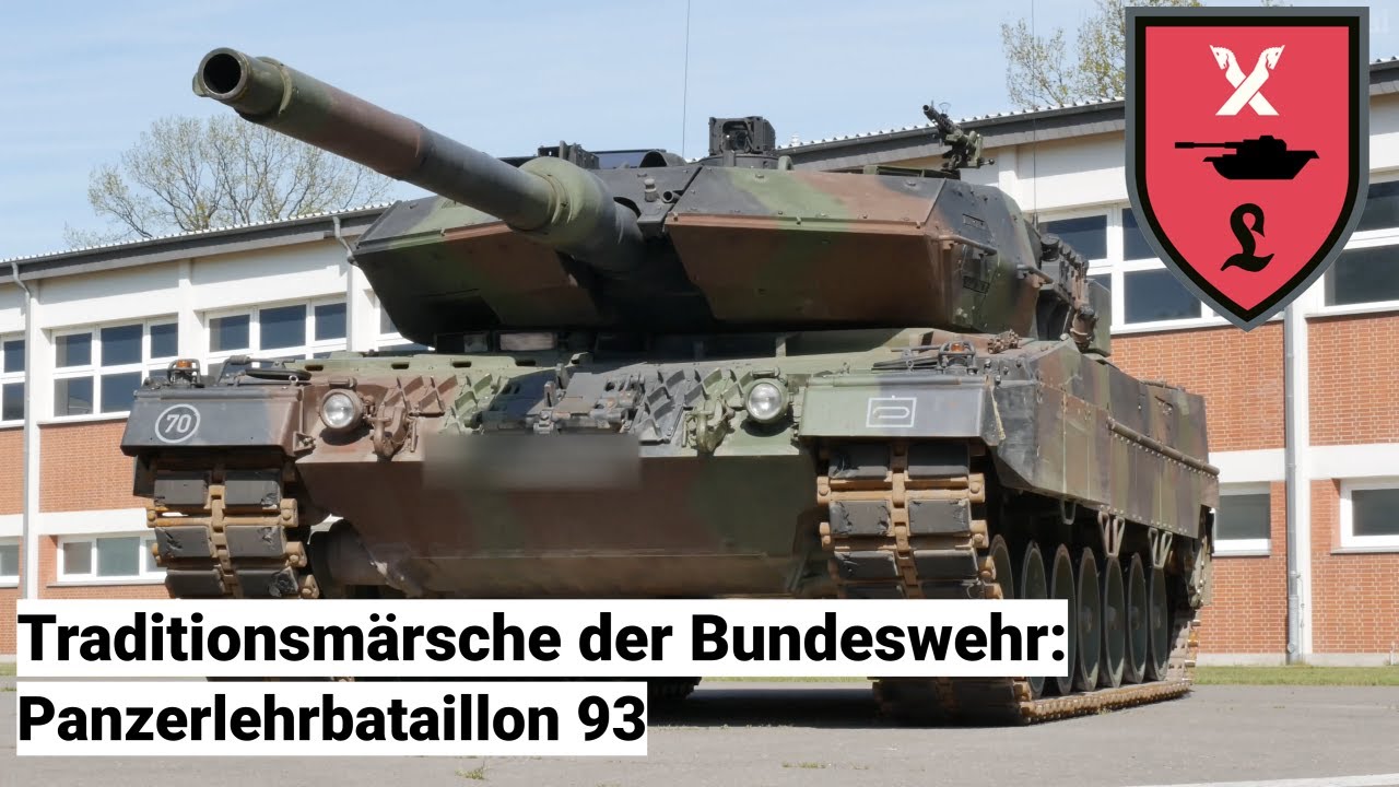 Das Panzerlehrbataillon 93 und sein Traditionsmarsch - Leopard 2 A6 und schwedische Reiter