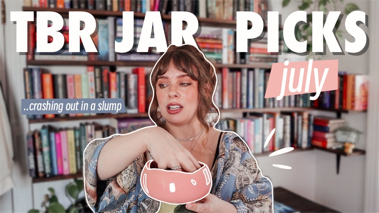 TBR jar prompts choose my July reads | JULY TBR 🐚📖 ✨ ..in the worst slump of my life!