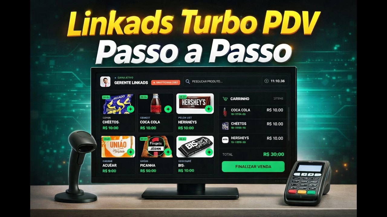 LINKADS TURBO PDV - Passo a Passo Completo (Uso do Sistema)