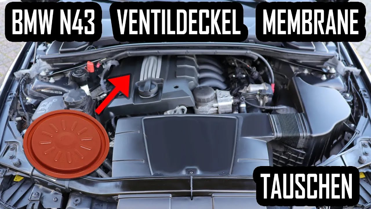 GELÖST! BMW N43 Motor Falschluft, Drehzahlschwankungen. Kurbelgehäuseentlüftung Membrane KGE wechsel