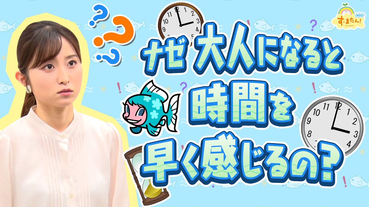 『ナゼ大人になると時間を早く感じるの？』（す・またん！3月31日放送分）