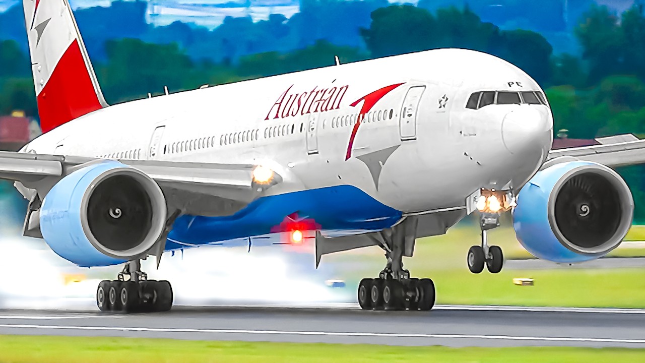✈️🇦🇹 50 GREAT Airplane TAKEOFFS & LANDINGS in 30 MINS | Vienna International Airport Plane Spotting