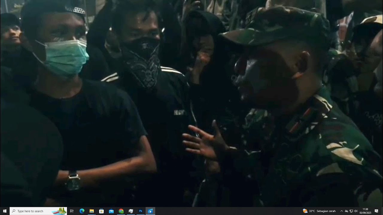 DIALOG DAMAI : DANREM 064/MY JEMBATANI MASSA AKSI BERTEMU KAPOLDA BANTEN