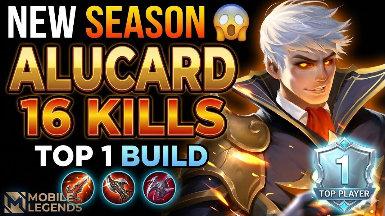 ALUCARD UNSTOPPABLE VICTORY 16 KILL INSAAN GAME PLAY #mllb #mobilelegends #alucard 