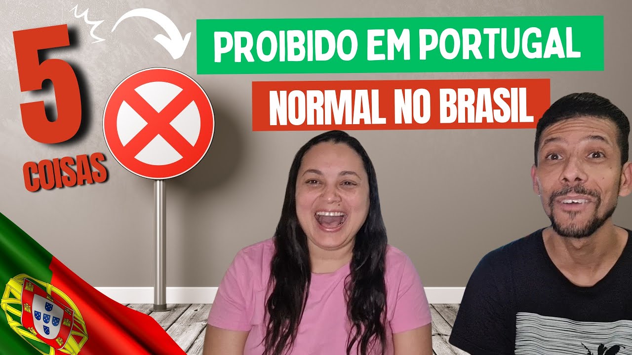 ⛔ PROIBIDO em PORTUGAL 🇵🇹 e NORMAL no BRASIL🇧🇷