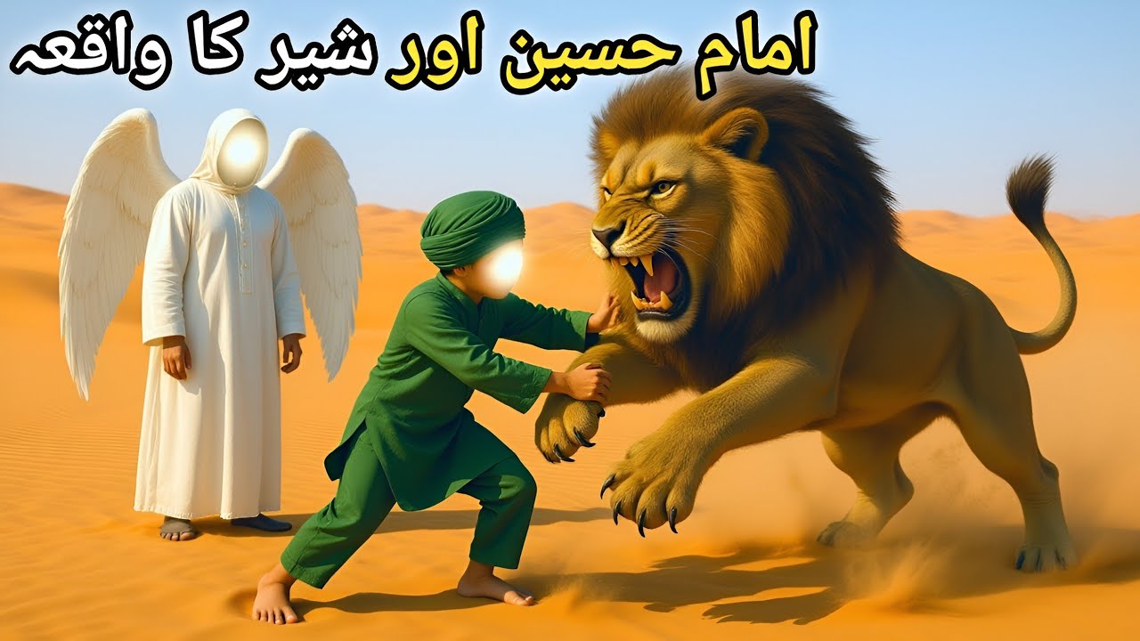 हज़रत इमाम हुसैन और शेर का वाकिया | The Story Of Imam Hussain And The Lion | [Eng Subtitles ]